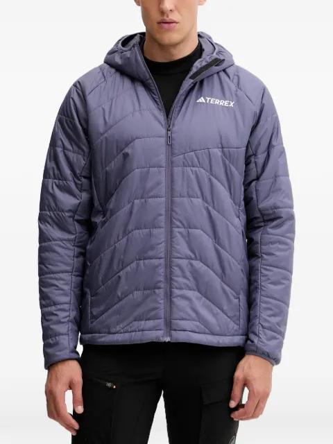 hoodied zip-fastening jacket by ADIDAS