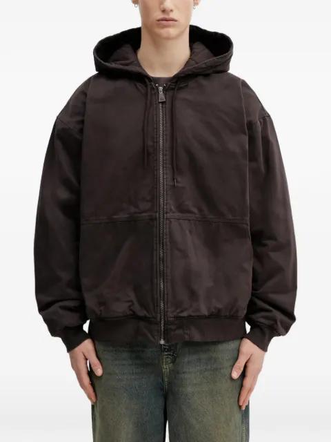 hoodied zip jacket by ADIDAS