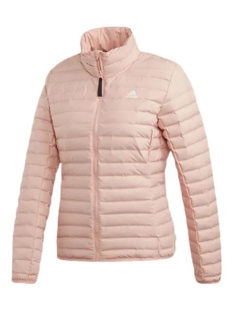 horizontal-quilt puffer jacket by ADIDAS
