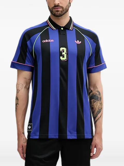 jacquard striped polo shirt by ADIDAS