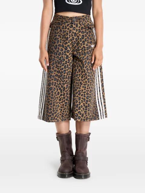 leopard-patterned bermuda shorts by ADIDAS