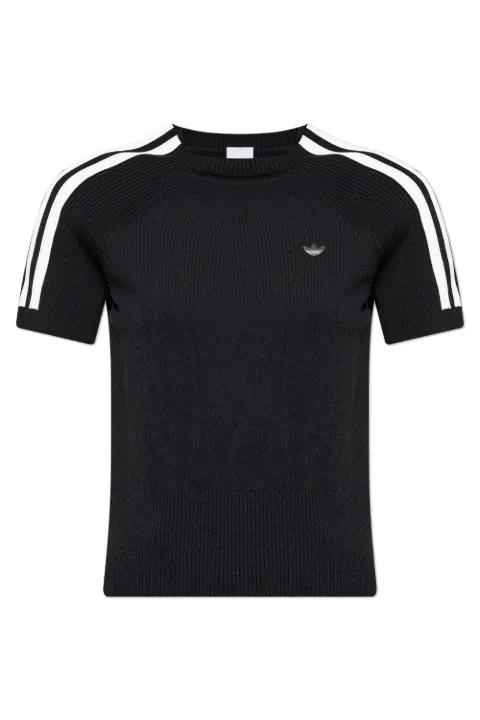 logo-detail ribbed top by ADIDAS