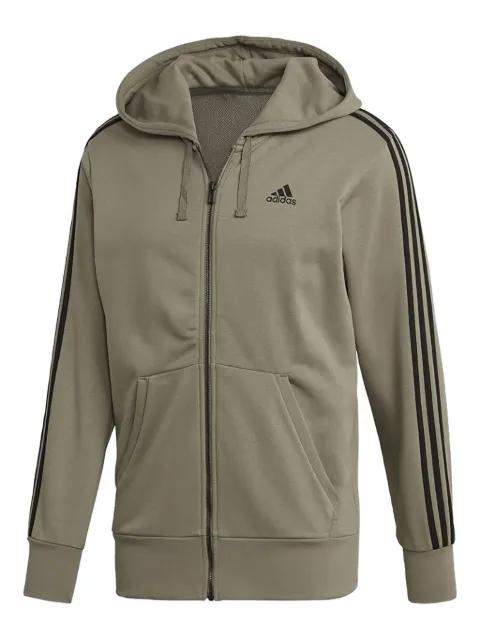 logo-detail zip hoodie by ADIDAS