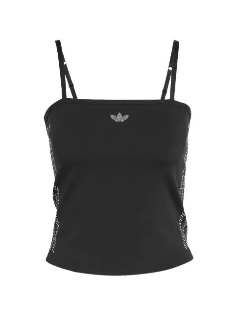 logo embellished top by ADIDAS