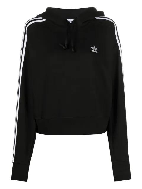 logo-embroidered hoodie by ADIDAS
