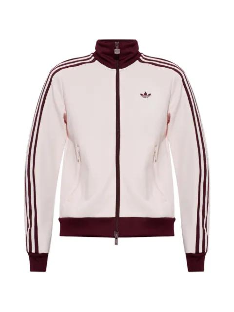 logo-embroidered side-stripe jacket by ADIDAS