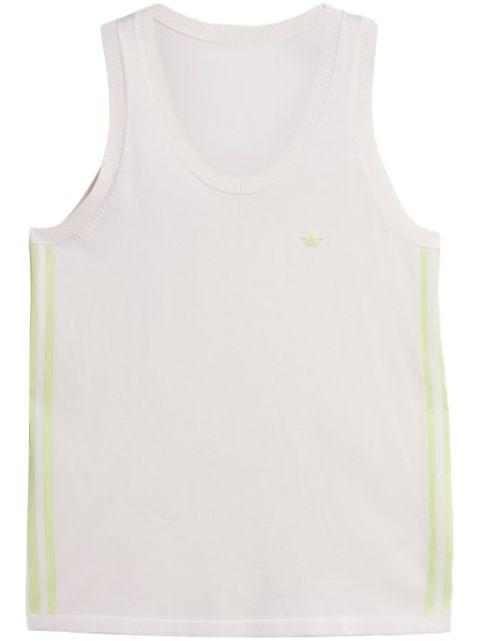 logo-embroidered sleeveless top by ADIDAS