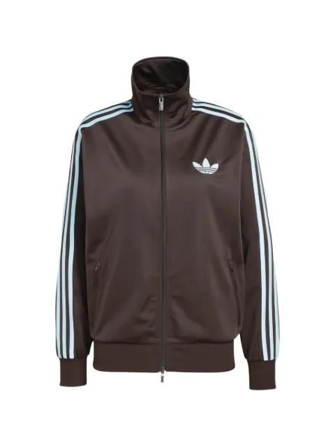 logo-embroidered stripe-detail jacket by ADIDAS