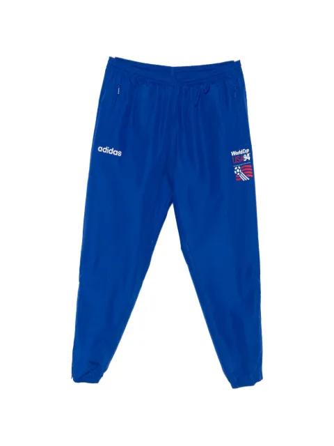 logo-embroidered track pants by ADIDAS