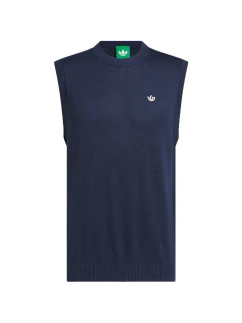 logo-embroidered vest by ADIDAS