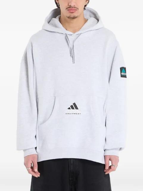 logo-embroidery hoodie by ADIDAS