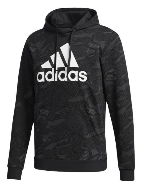 logo-print hoodie by ADIDAS