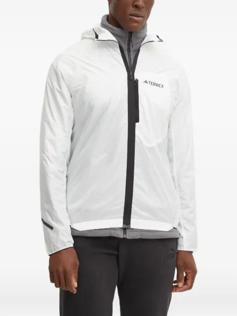 long-sleeve hoodied jacket by ADIDAS