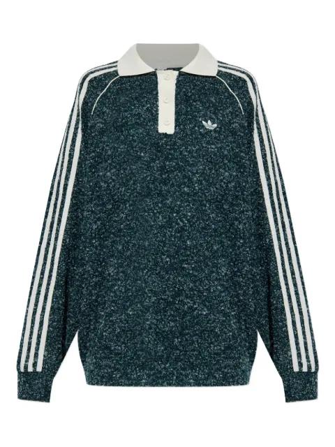 long-sleeve polo-collar sweater by ADIDAS