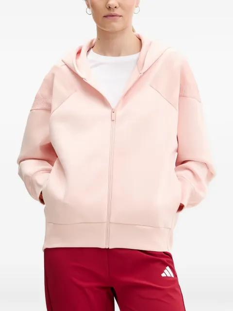 mesh striped hoodie by ADIDAS