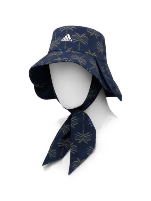palm-tree print bucket hat by ADIDAS