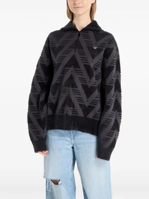 patterned sweatshirt by ADIDAS