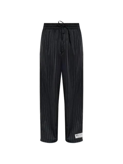pinstripe side-stripe track pants by ADIDAS