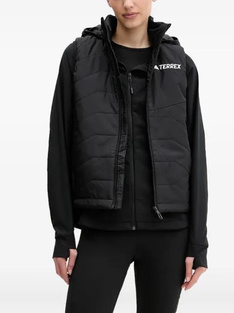 quilted hoodied vest by ADIDAS