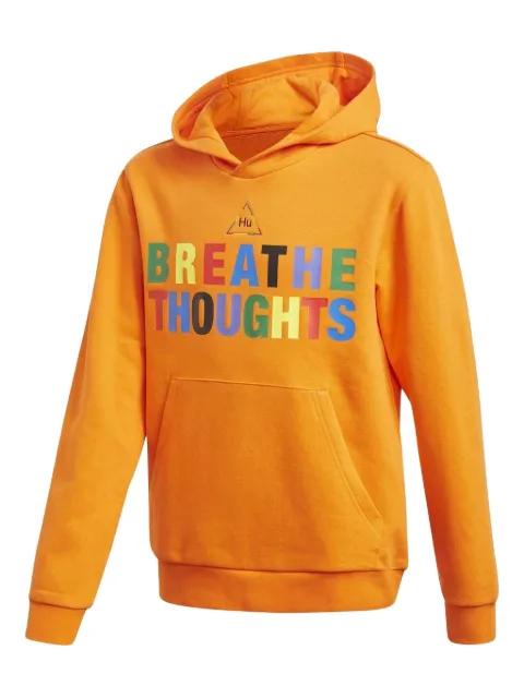 rainbow-logo hoodied sweatshirt by ADIDAS