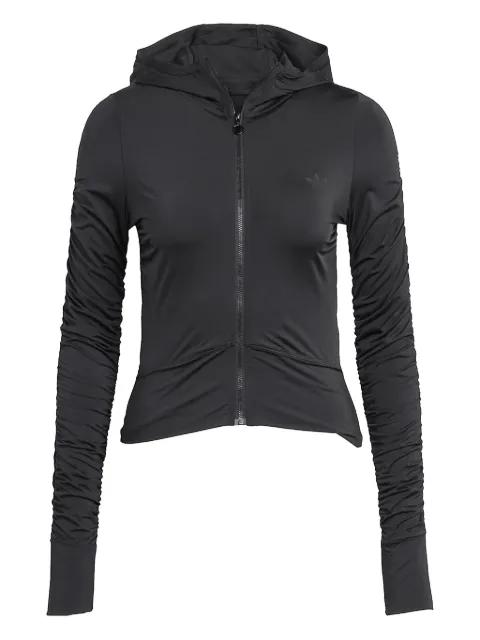 ruched zip-up woodie by ADIDAS