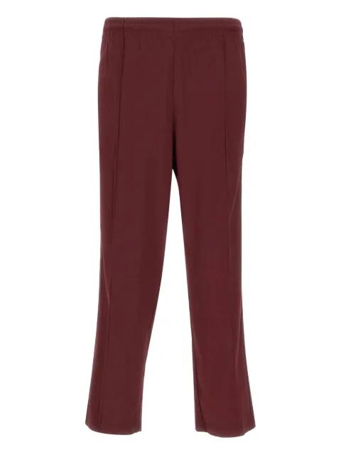 side-stripe elasticated-waistband trousers by ADIDAS