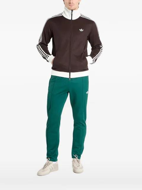 side-stripe zipped sweatshirt by ADIDAS
