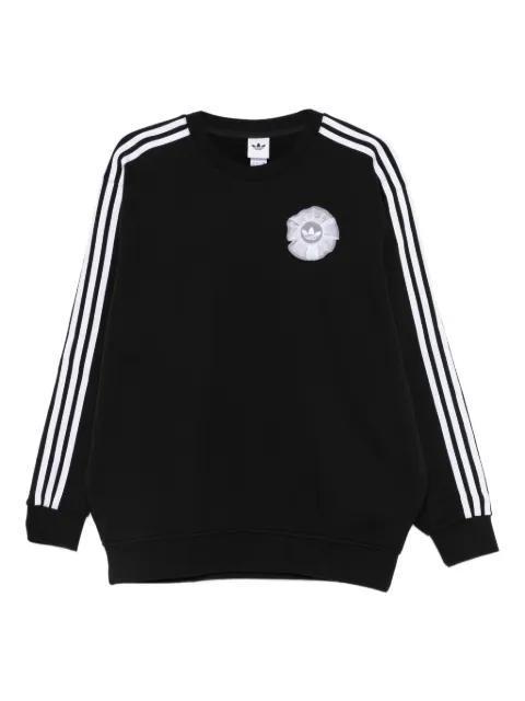 stripe-detail appliqué sweatshirt by ADIDAS