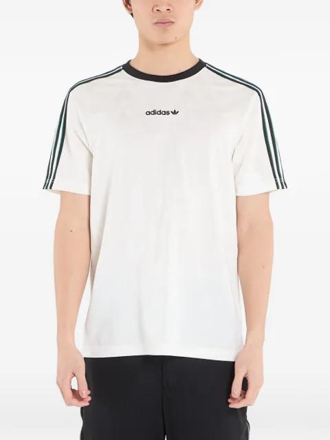 stripe-detail jersey T-shirt by ADIDAS