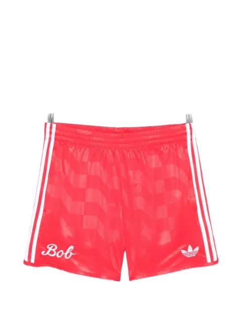 stripe track shorts by ADIDAS