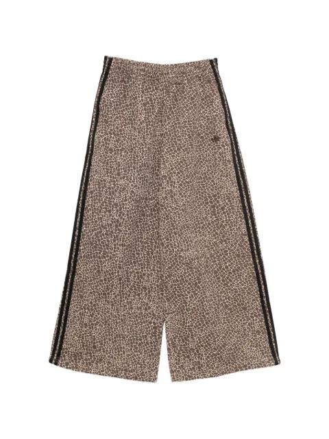 striped pattern track pants by ADIDAS