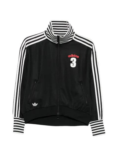 striped zip knitwear by ADIDAS