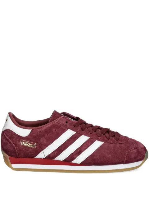 suede three-stripe sneakers by ADIDAS