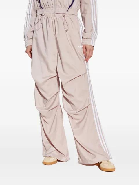 three-stripe gathered trousers by ADIDAS