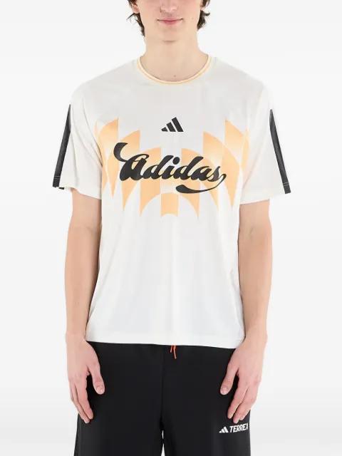 three-stripe graphic T-shirt by ADIDAS