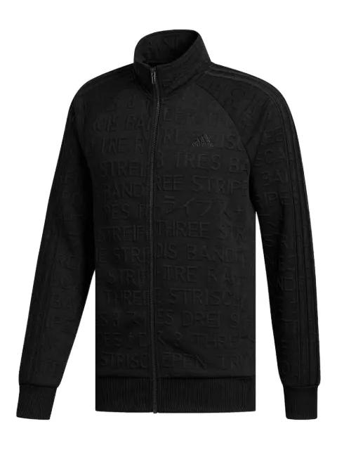three-stripe zip jacket by ADIDAS