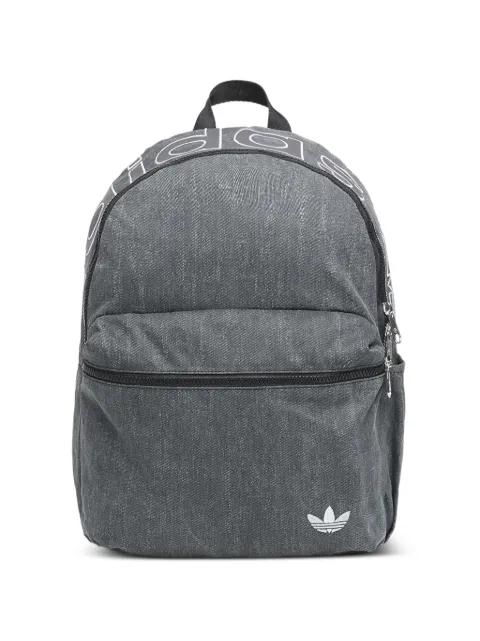 washed effect logo backpack by ADIDAS