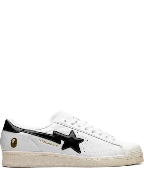 x A Bathing Ape Superstar Vintage "White Black" sneakers by ADIDAS
