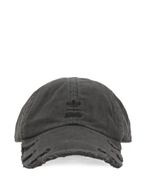 x AVAVAV Slashed Double Brim distressed baseball cap by ADIDAS