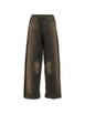 x AVAVAV elasticated-waist wide-leg jeans by ADIDAS