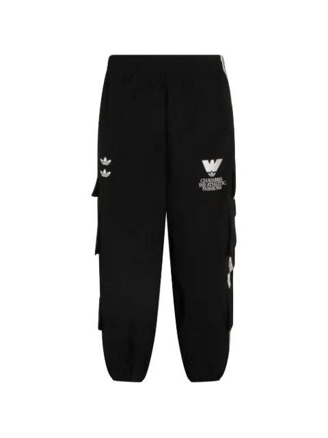 x Adidas logo-print cargo pants by ADIDAS