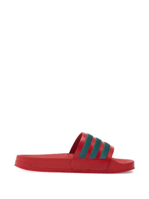 x Arte Antwerp striped adilette slides by ADIDAS