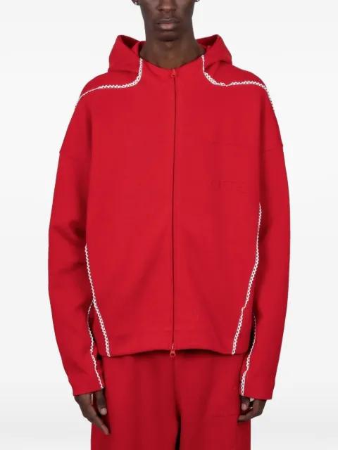 x Arte Antwerp zip-up lace-trim hoodie by ADIDAS