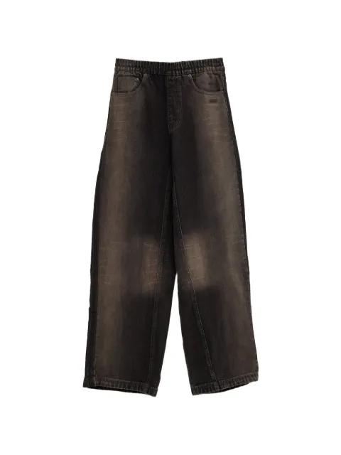 x Avavav faded-effect wide-leg jeans by ADIDAS