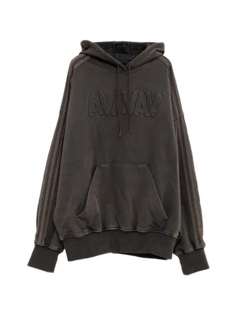 x Avavav logo-embossed side-stripe hoodie by ADIDAS