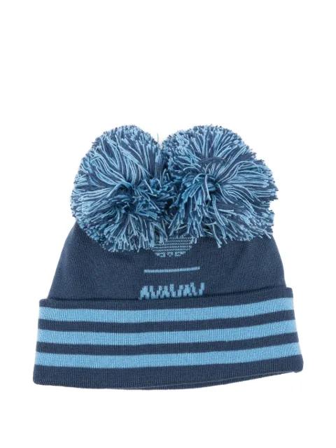 x Avavav pom pom-detail ribbed beanie hat by ADIDAS
