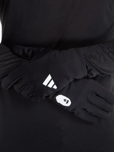 x BAPE Camo logo-print gloves by ADIDAS