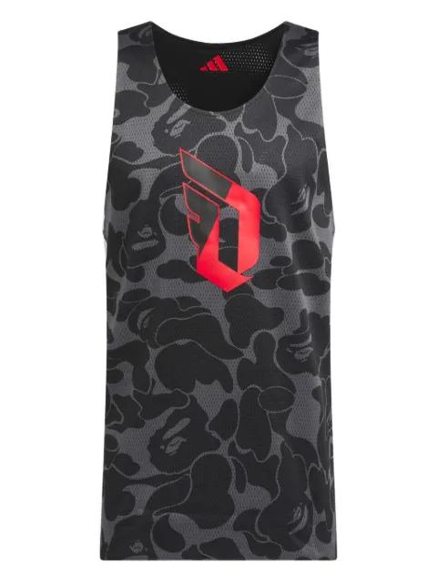 x BAPE Dame 9 reversible tank top by ADIDAS