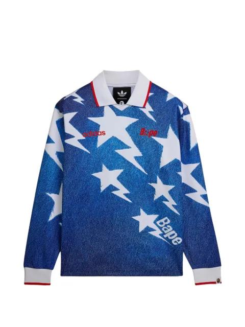 x BAPE LSL Star jersey by ADIDAS