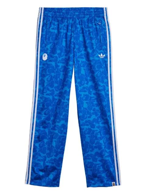 x BAPE camouflage-print side-stripe track pants by ADIDAS